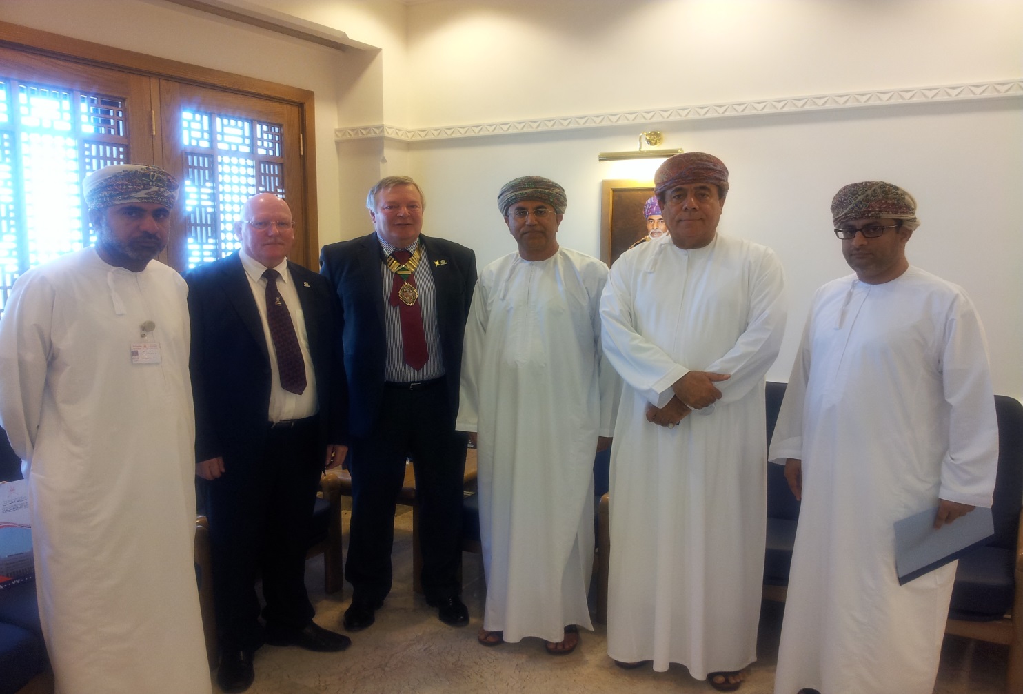 IOSH President and Oman Chairman meet Labour Ministry Undersecretary